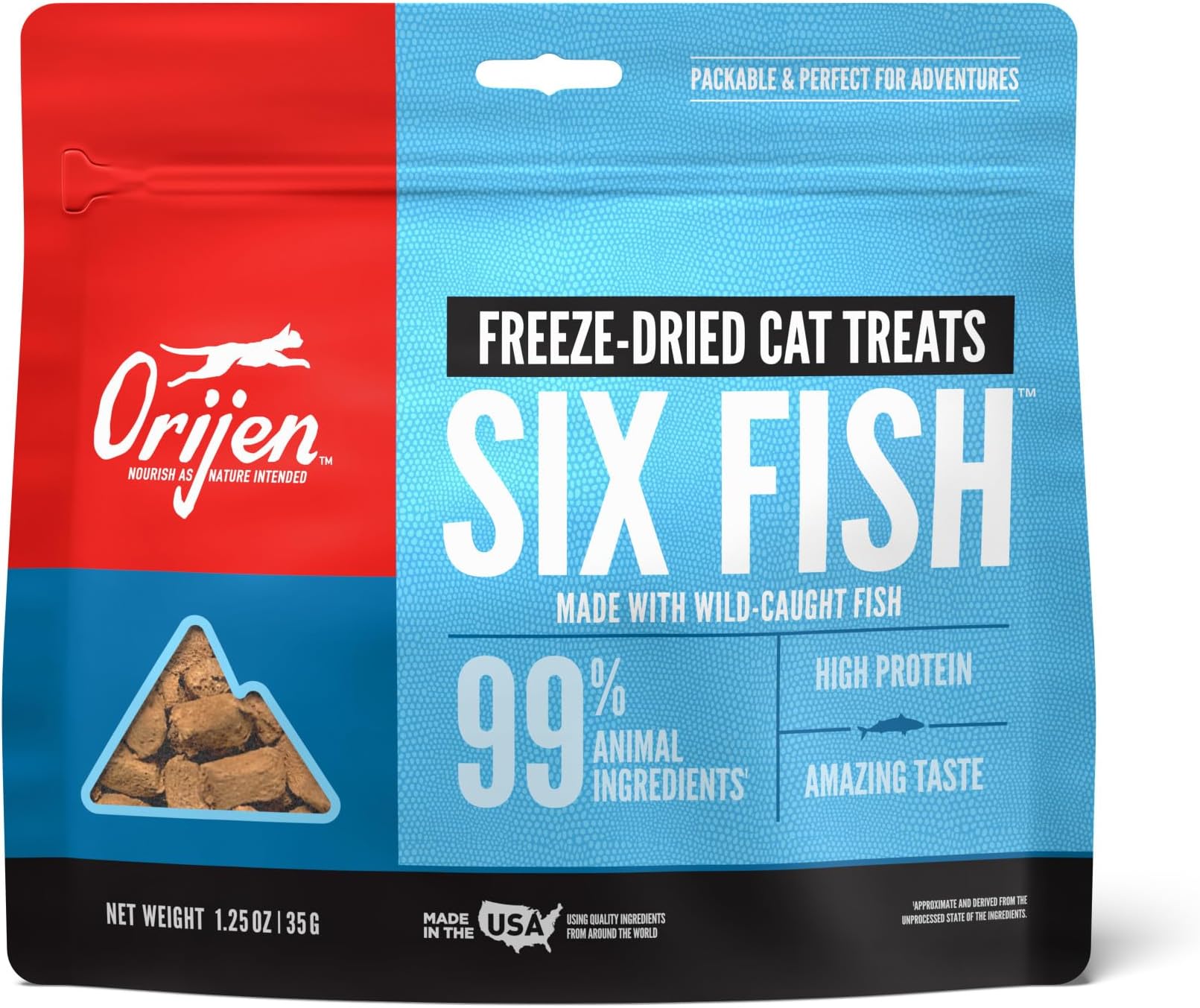 Freeze Dried Treat | Pack of 35g - Six Fish 35g