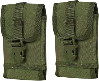 BESPORTBLE 2 Peças Bolsa De Telefone Molle Bolsa De Gadget Molle Edc Capa De Celular Bolsa De Cintura De Telefone Molle Acessório Smartphone Fanny Pack Apêndice Bolsa De Telefone Móvel Kit