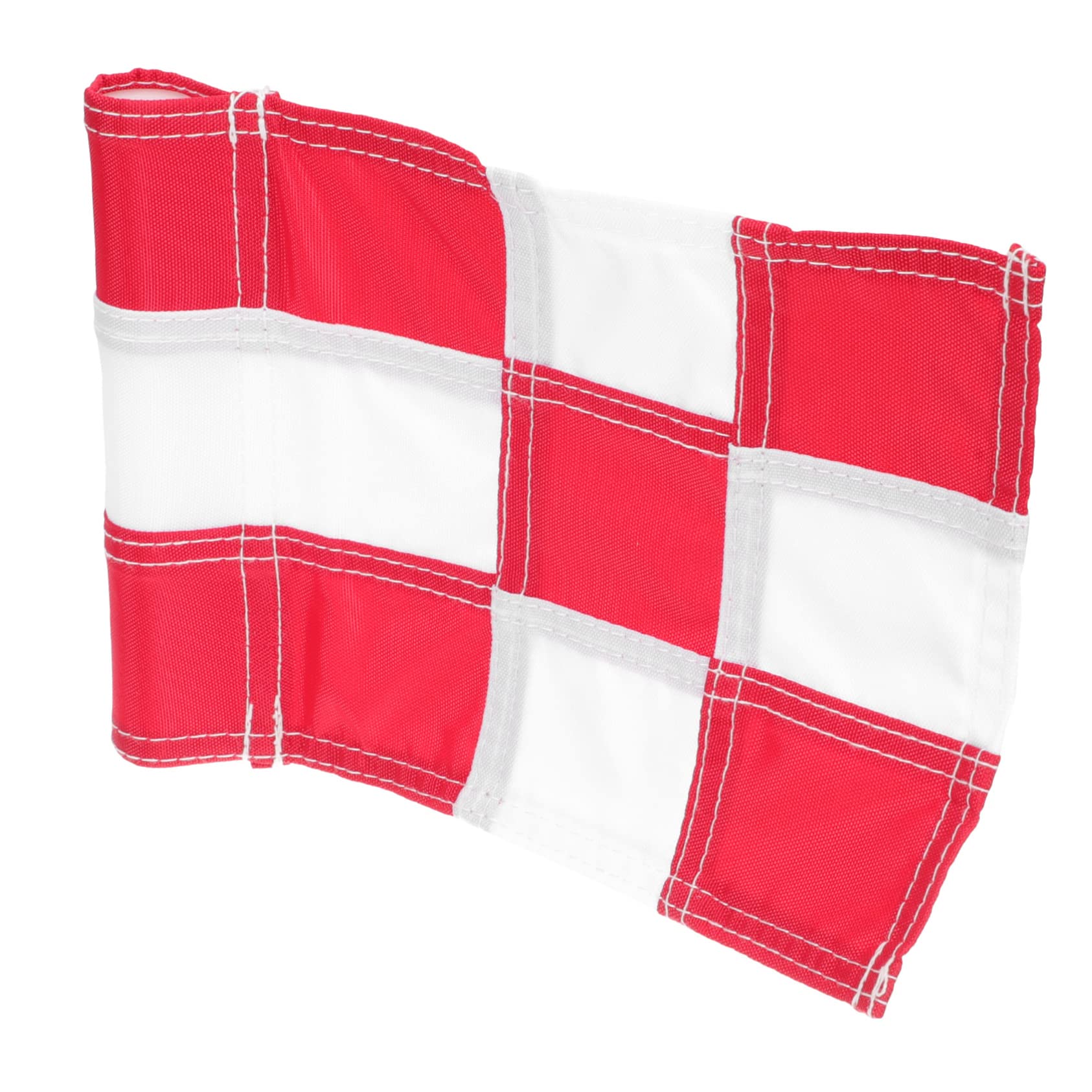 Toyvian Bright Court Flag for Golfing Checkered Golf Flag for Putting Practice Durable Golfing Court Supply for Backyard and Golf Courses
