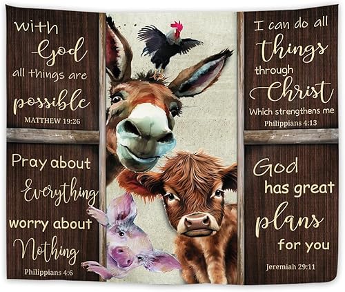 Miniatura 20 de Yookeb Tapiz negro de flores de Matisse de 59 pulgadas de ancho por 51 pulgadas de alto, para colgar en la pared, hojas abstractas, vintage, arte