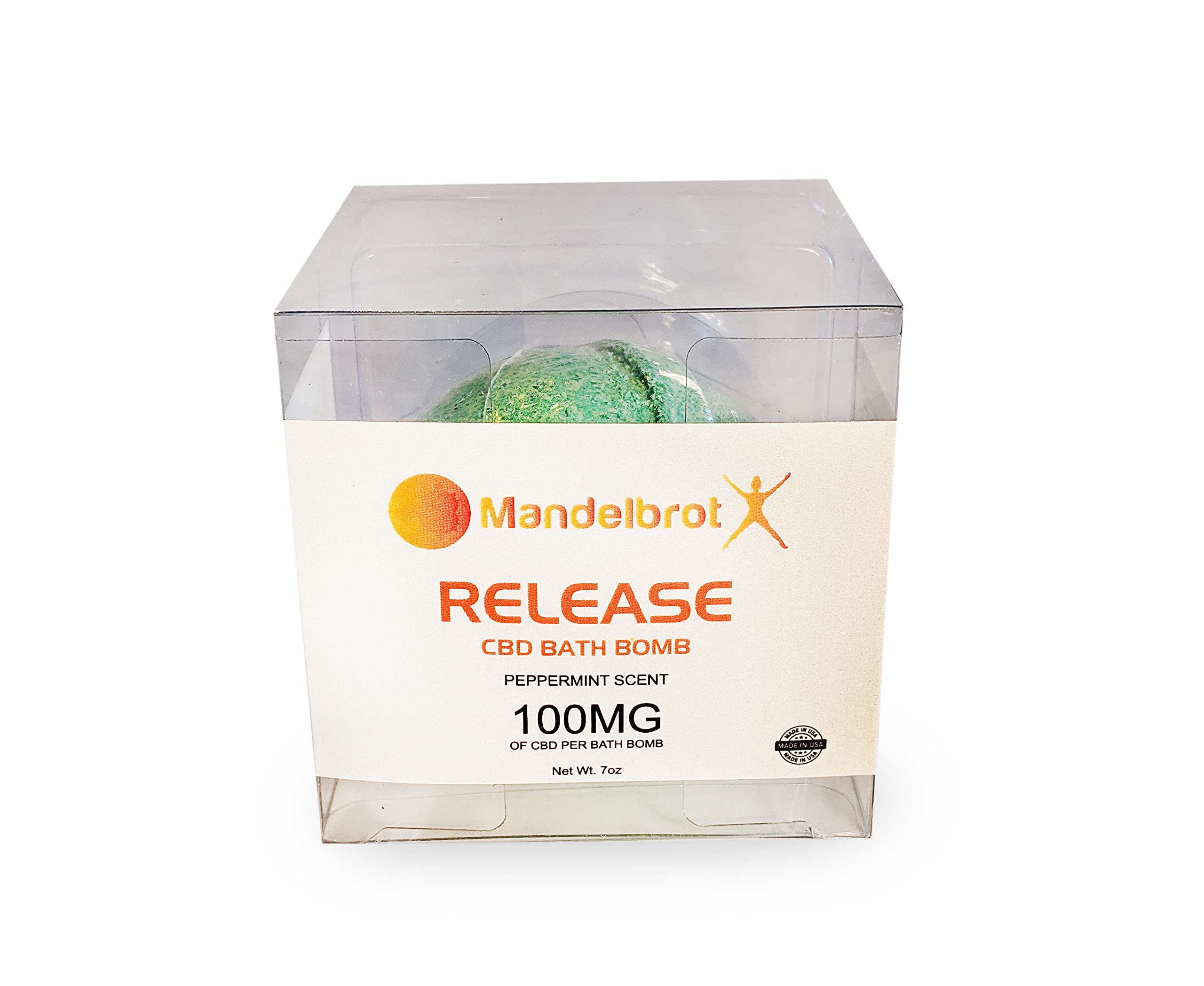 Bath Bomb Release. Peppermint Scent Natural Invention Exploding with Essential Therapy and Tons of Natural Ingredients.