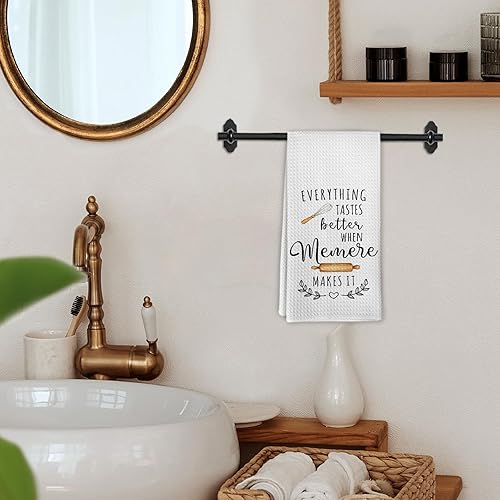 Miniatura 4 de Memere - Toallas de cocina para el día de la madre, regalos de cumpleaños para la abuela de los nietos, todo sabe mejor cuando Memere lo hace para