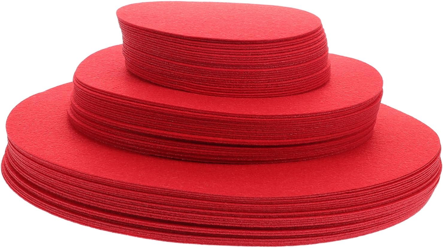 Ciieeo 72pcs Soft Felt Plate Protectors Stacking Plate Dividers Dish Pads for Protecting Cookware Porcelain Storage Dividers