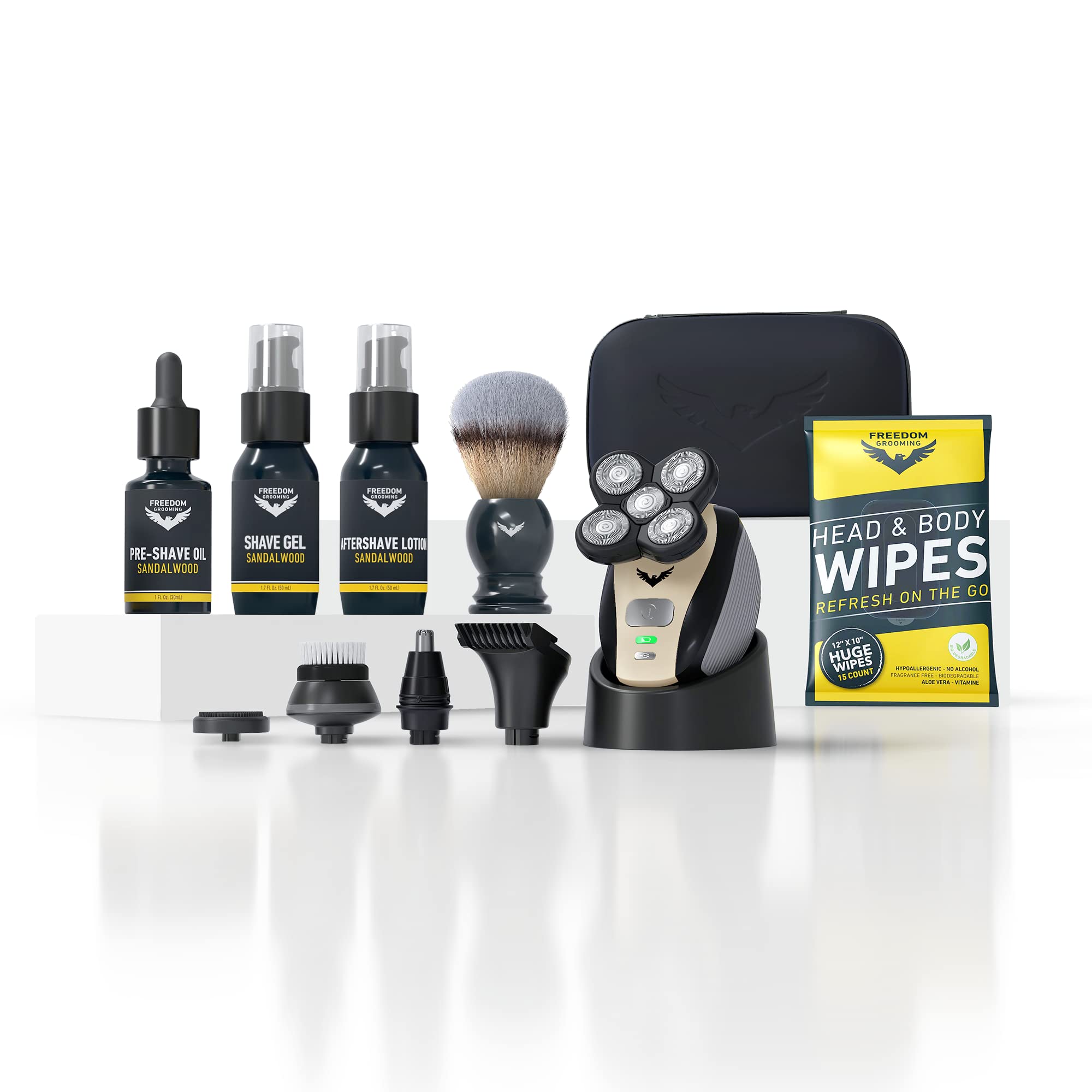 Buy The Best Buzz Kit FREEDOM GROOMING Now Freebird FlexSeries Electric Head Hair Shaver