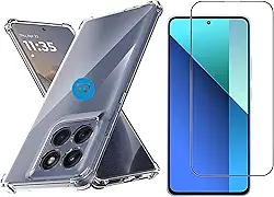 Kit Capinha Capa para Motorola Edge 60 Fusion Anti-Impacto Premium Transparente + Película de Cerâmica 9D – FD Acessórios.