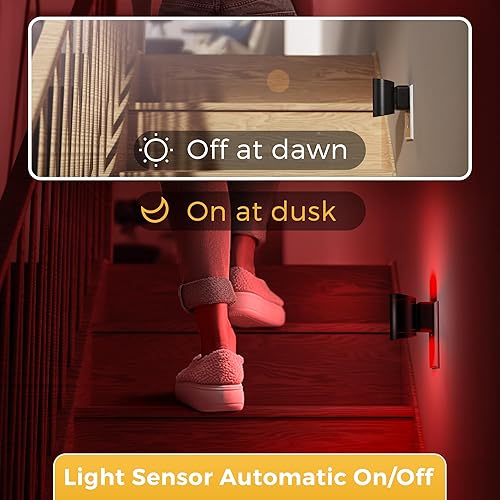 Miniatura 5 de L LOHAS LED Luz nocturna, paquete de 2, luz nocturna cambiante de 10 colores para niños, luz nocturna RGB con enchufe giratorio de 180, luz LED de