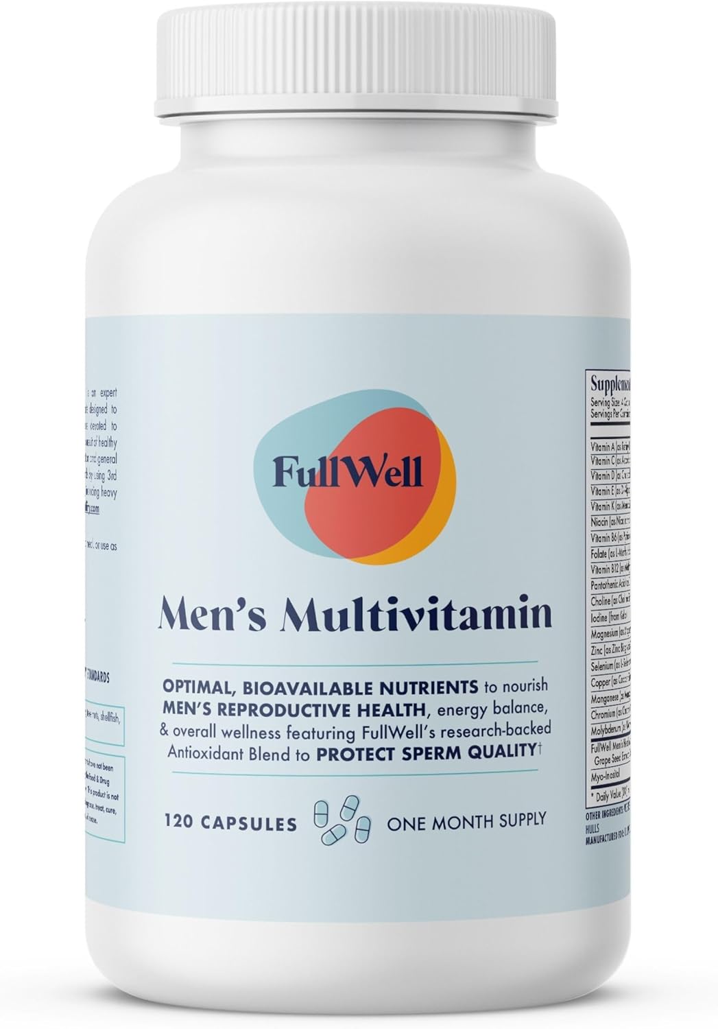 FullWell Men's Daily Multivitamin with Vitamin D