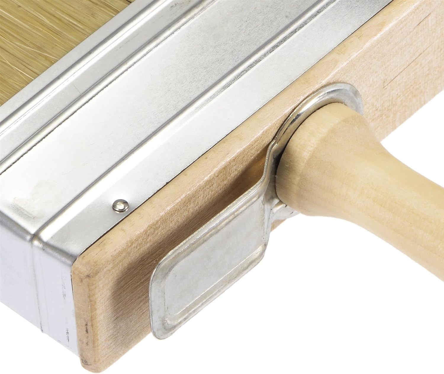 Staining Paint Brush for Walls 4.7" Width 1.2" Double Thick Bristle with Wood Handle Brushes