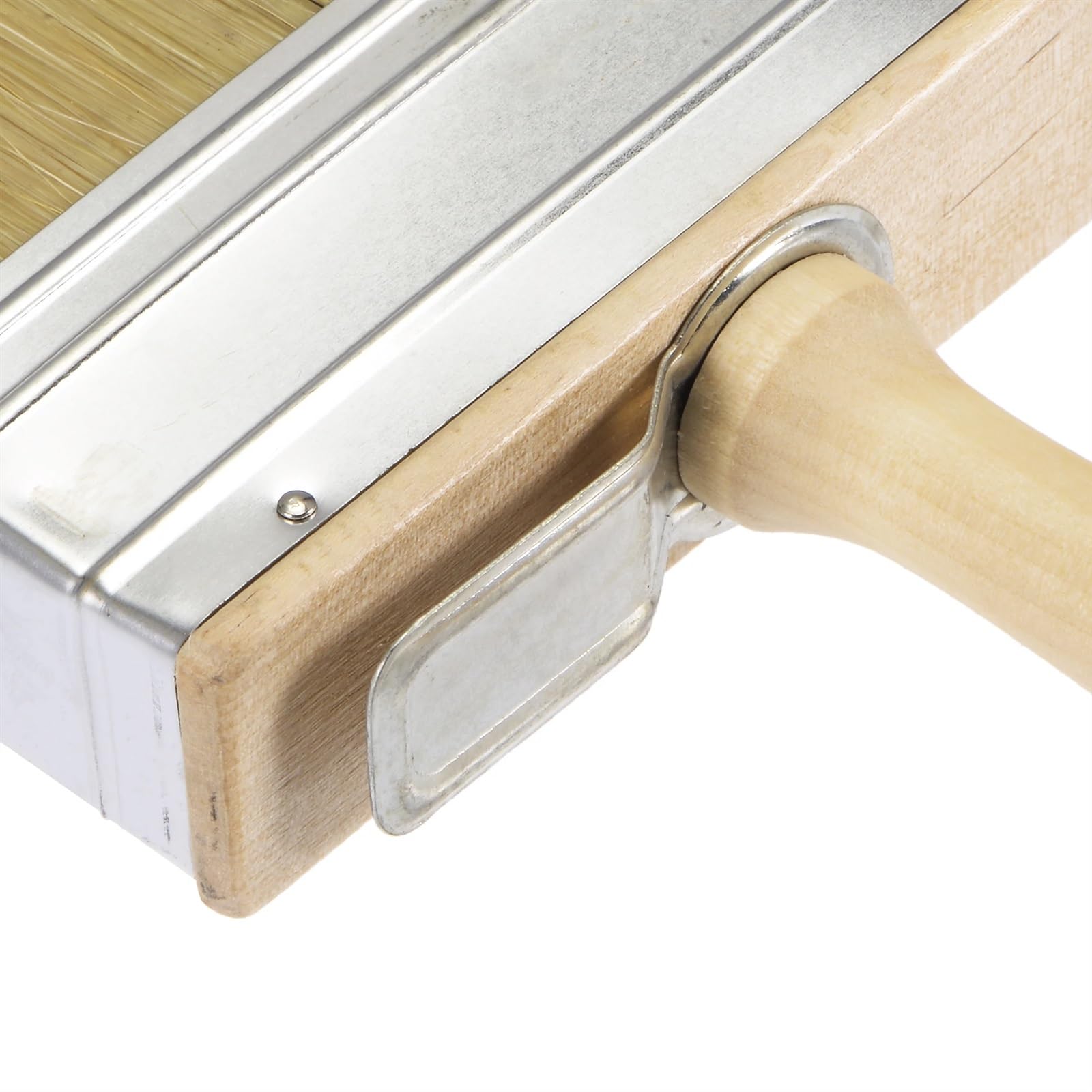 Suministros de Pintura, Pincel de tinción for Paredes 4,7" Ancho 1,2" cerda Gruesa Doble con Pinceles Mango Madera