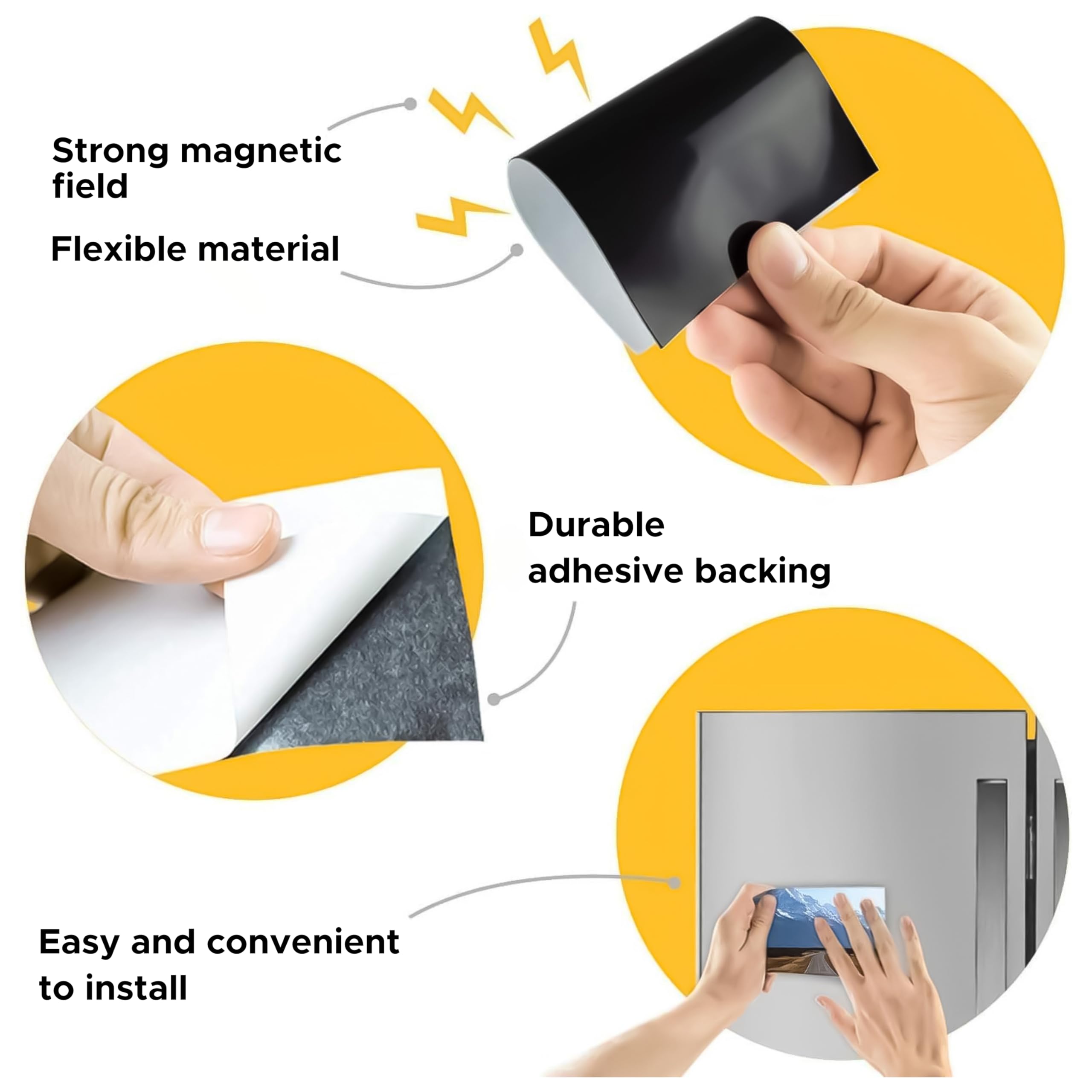 Flexible Magnetic Sheets - Craft & DIY -4 Flexible Magnetic Sheets - Craft & DIY -4