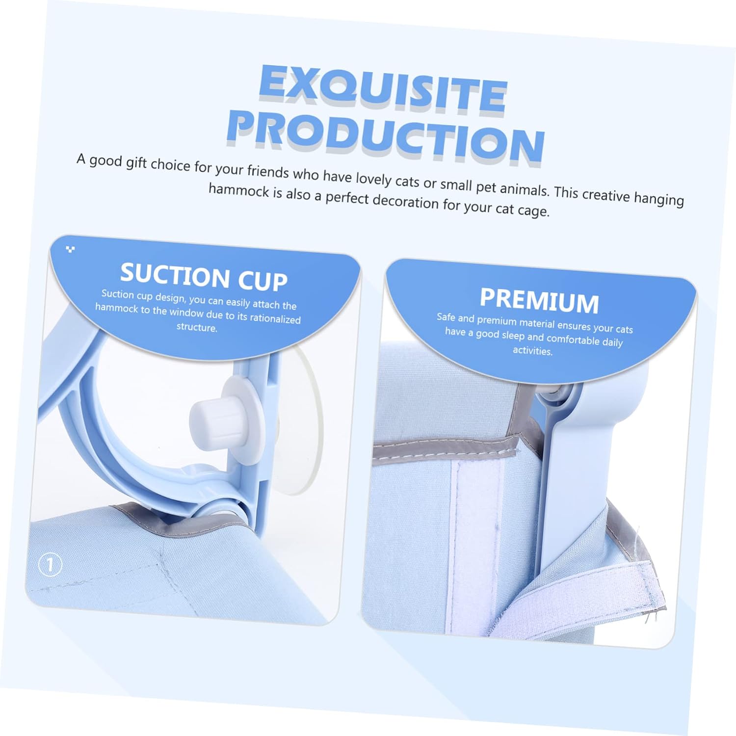 Cat Window Hammock Perch Adjustable Cat Resting Stand Suction Cups Fleece Bed Safety Design for Sunbathing and Relaxation