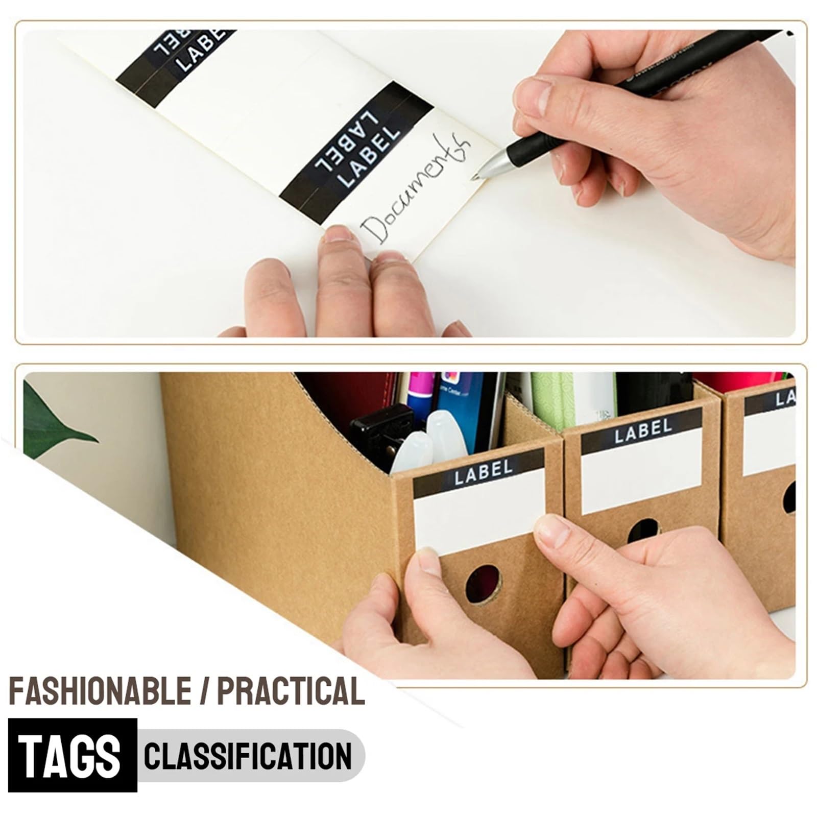 organisateur bureau 5/10Pcs Magazine File Holder Desk Storage Organizer Foldable Office Bookshelf 27x26x9cm Desktop Accessories(10Pcs)