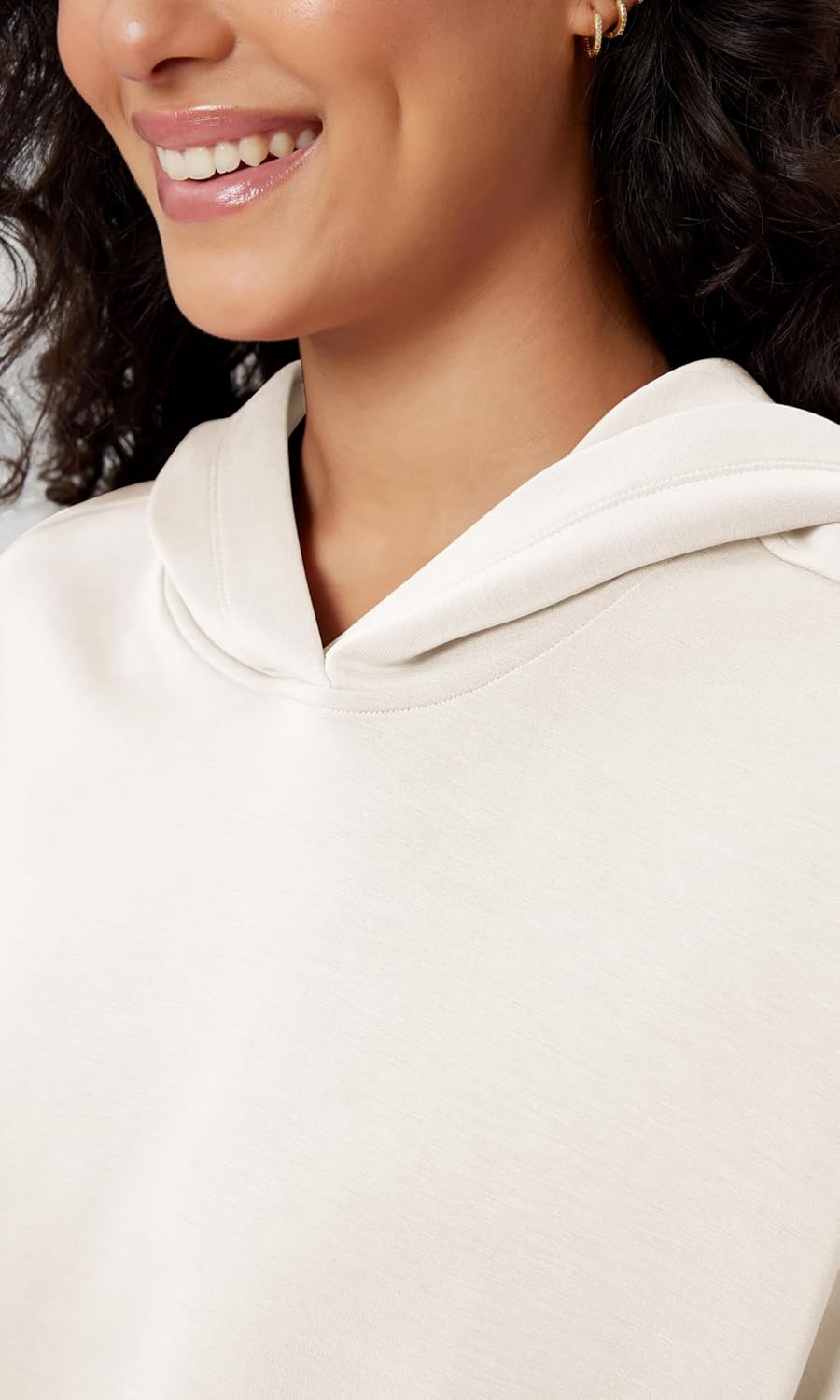 ODODOS Women's Modal Soft Oversized Hoodies Long Sleeve Hooded Sweatshirts Pullover Top with Kangaroo Pocket - Image 4