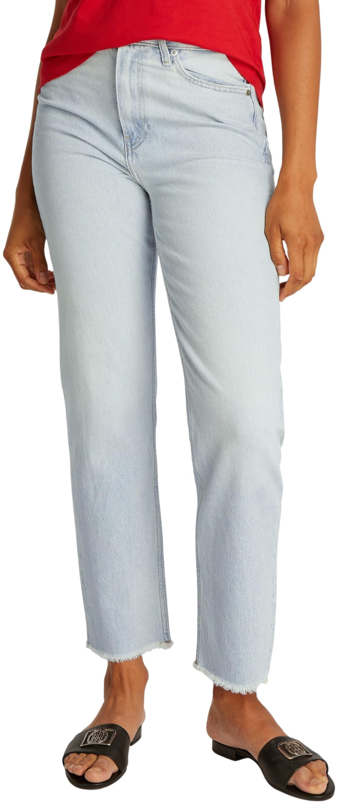 Tommy Hilfiger Classic Straight Hw A Sky Ww0ww44371 - Klasyczny prosty HW A SKY WW0WW44371 Kobiety