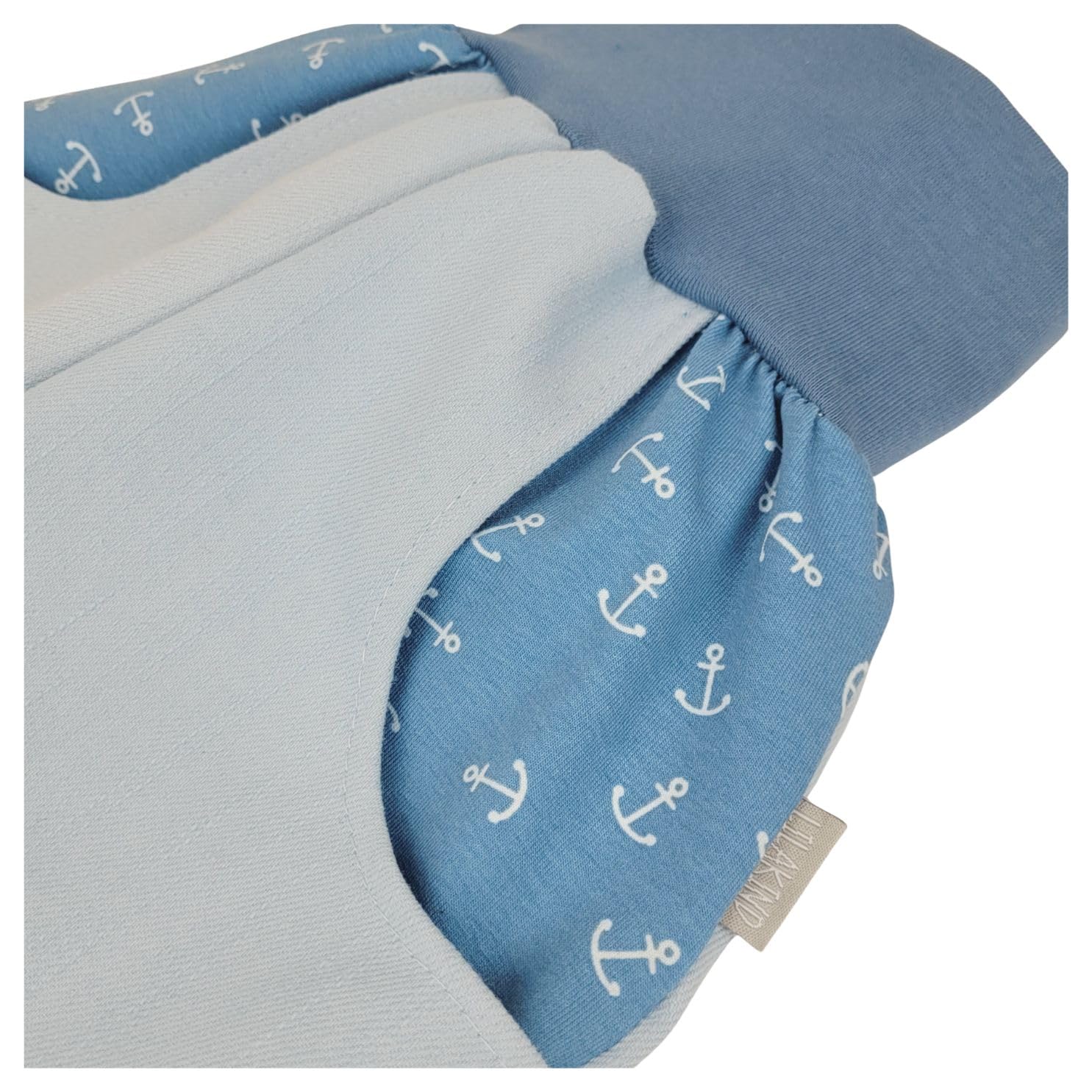 Lilakind Jeanshose Kinder | Pumphose mit Anker-Taschen | Babyhose Kleinkindhose | Baumwolle & Elasthan | Handgefertigt