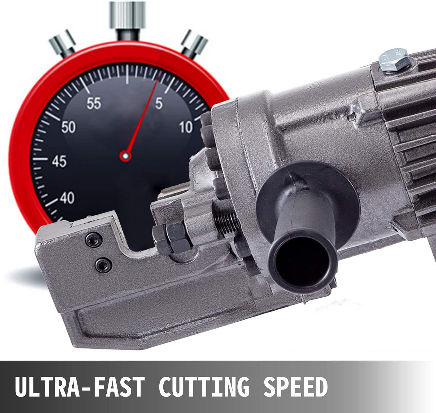 🔥 Hot Deals BestEquip Portable Rebar Cutter 4-20mm Electric Hydraulic Rebar Cutter 1300W 110V with Replacement Jaw Blades NRC-20 Cutting Speed 3-3.5s Electric Steel Rope Cutting Tool