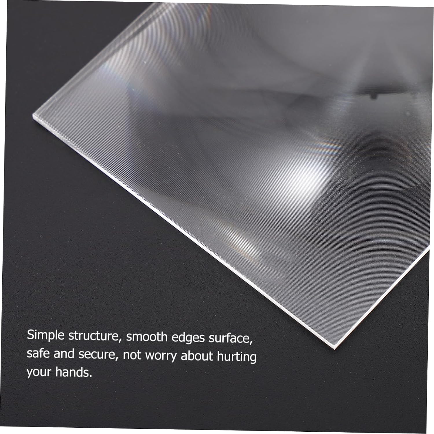 COLLBATH 2pcs High Transmission Lens for Optical Experiments and Projector Imaging Smooth Edges Easy to Use for High-Definition Projection