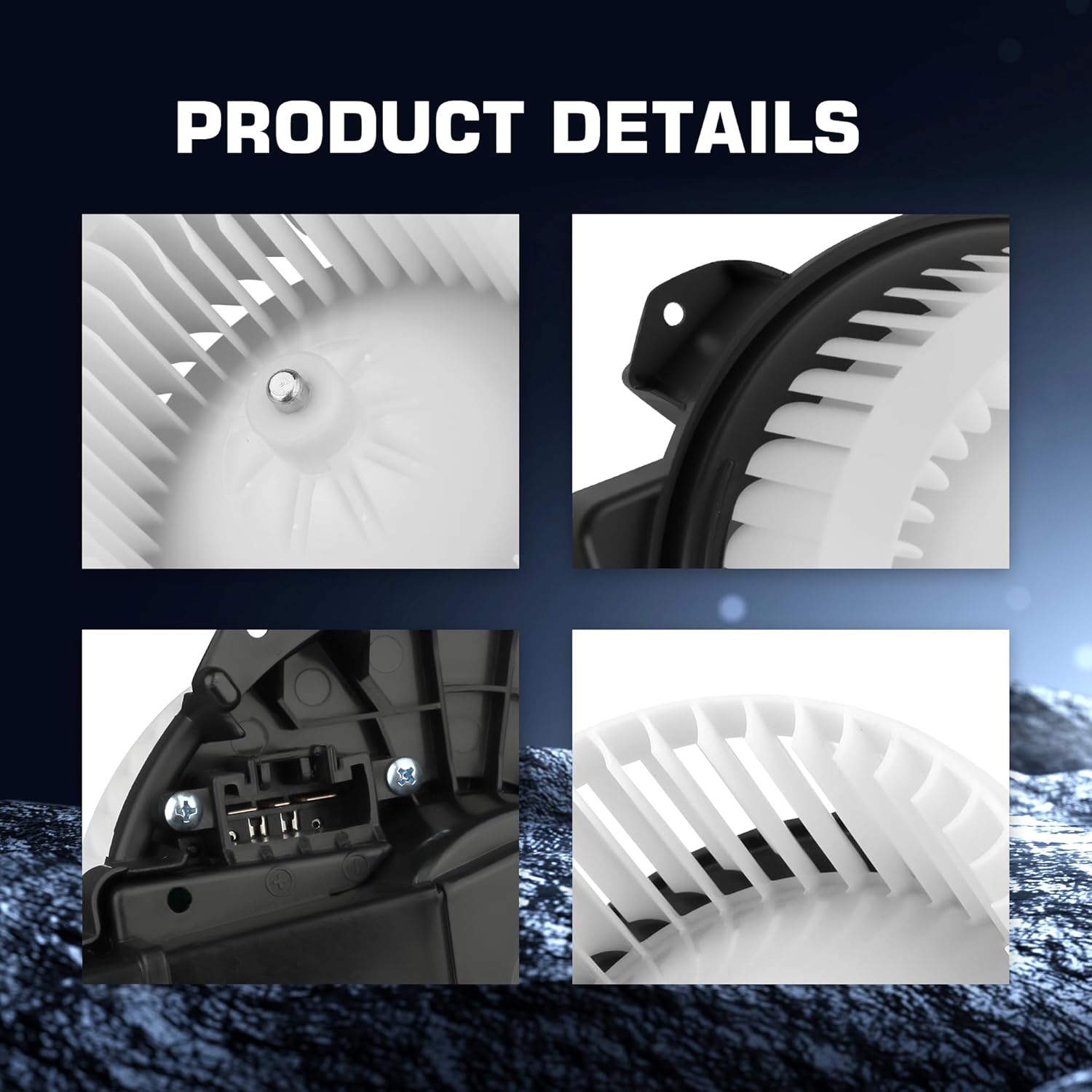 700249 AC Blower Motor with Fan Compatible with Toyota Prius Corolla 2009 2010 2011 2012 2013 2014 2015 2016 2017 HVAC Heater Blower Motor Replaces# 87103-02190, 87103-OR020, 8710302260, 87103-02210