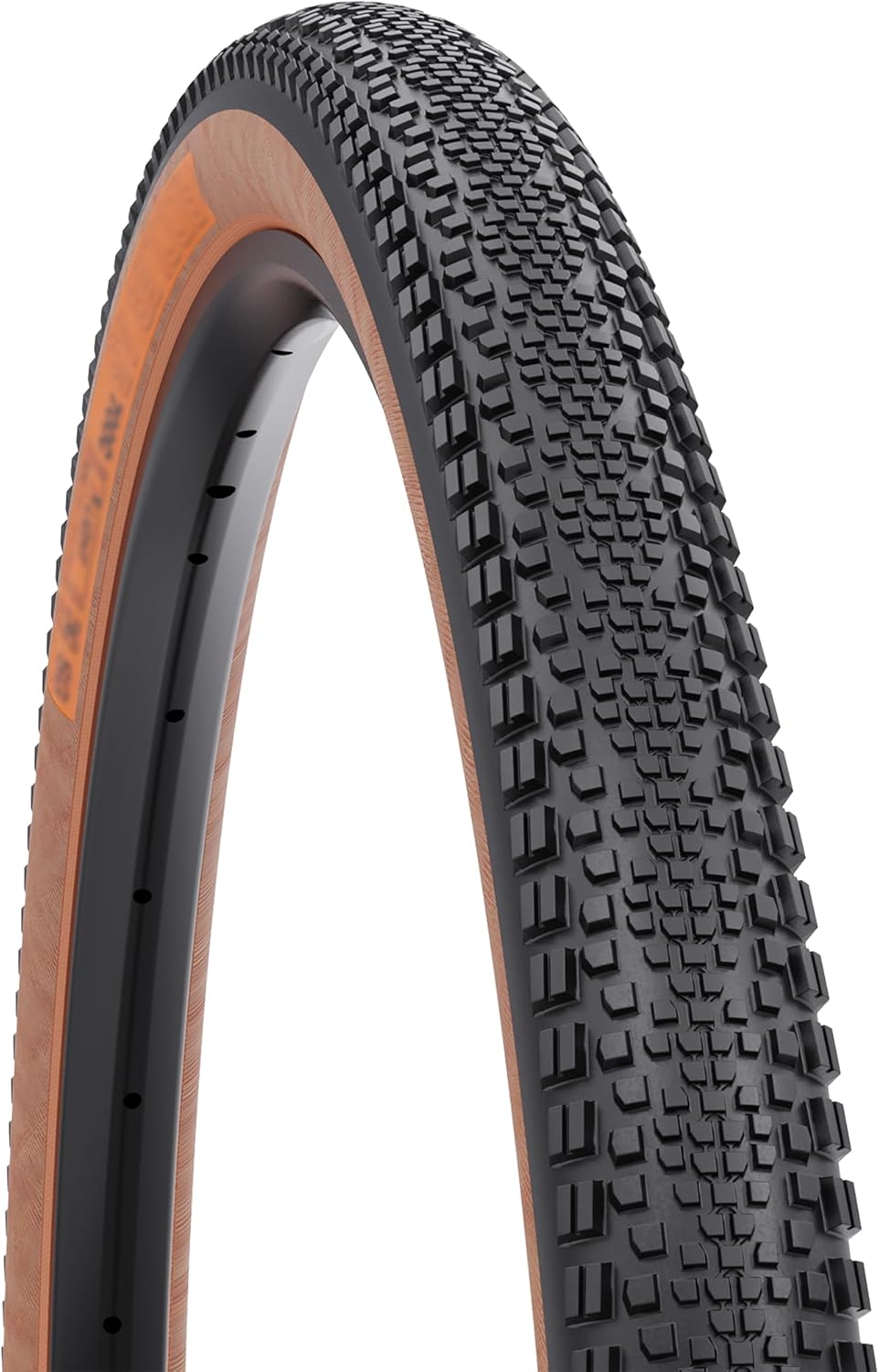 WTB Riddler Gravel Bike Tire (700c) Tubeless Folding - Light & Fast Rolling (Black/Tan, Optional SG Puncture Protection)
