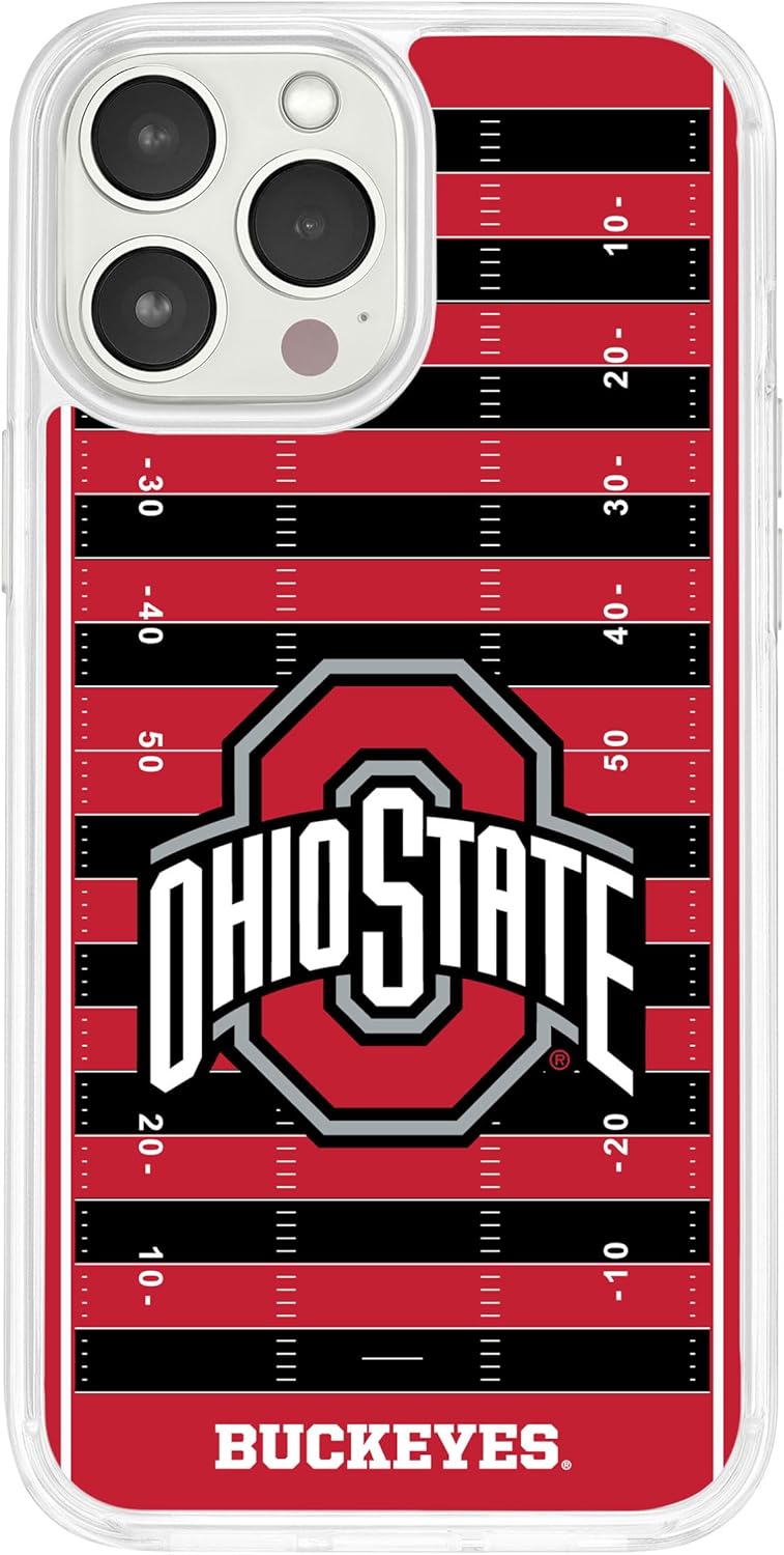 Affinity Bands Ohio State Buckeyes HD Custom Name Phone Case Compatible with MagSafe Apple iPhone 12 (Stripe)