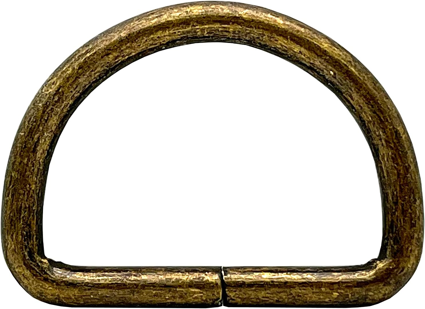ANTI BRASS D Shape Rings Semi-Circular D ring buckles Non-Welded 1 1/2" / 38mm iron for webbing straps bags purse belt Dog Collars hardware making AB47