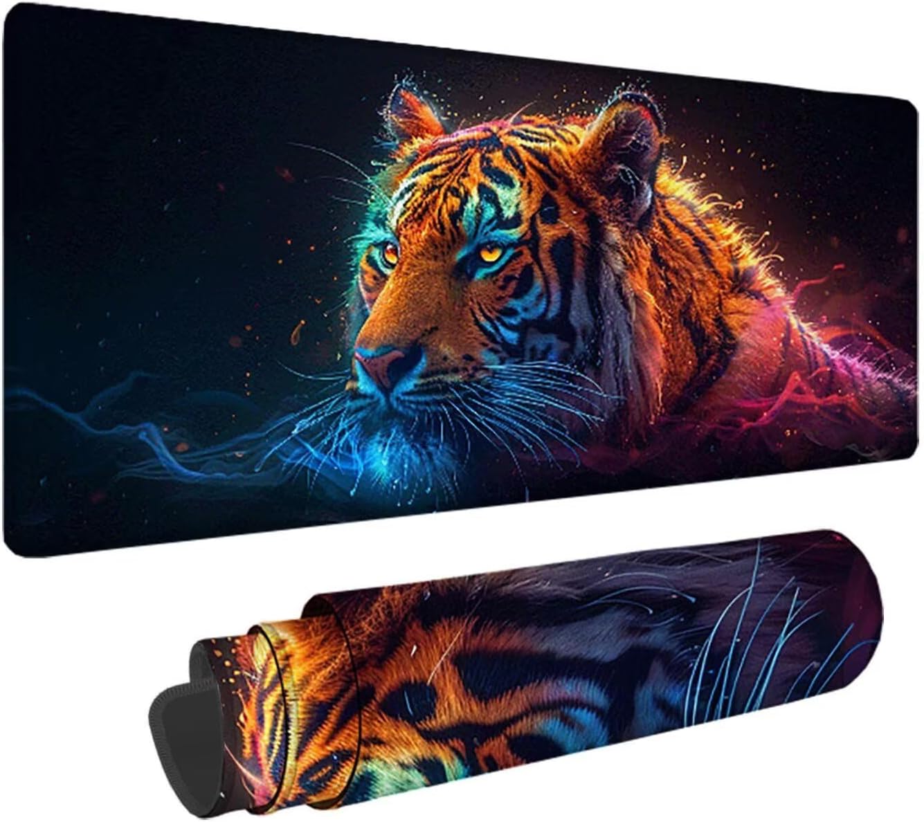 XXL Gaming Mauspad 800x400 Mm – Süßes Katzen-Design, Wasserabweisend, Genähte Kanten, Für PC & Laptop, 2 Mm Dick