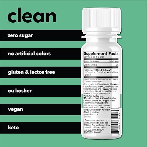 Miniatura 8 de Tru Dream Wellness Shots (paquete de 24) - Bebidas calmantes Sleep Blend con melatonina líquida, GABA y 5 HTP, bebidas con sabor a bayas de cereza