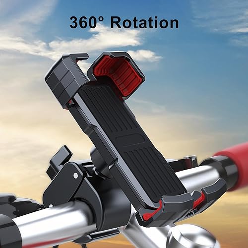 Miniatura 7 de Picozon Soporte De Teléfono Móvil De Bicicleta, Soporte De Abrazadera De Manillar Del Teléfono De La Motocicleta