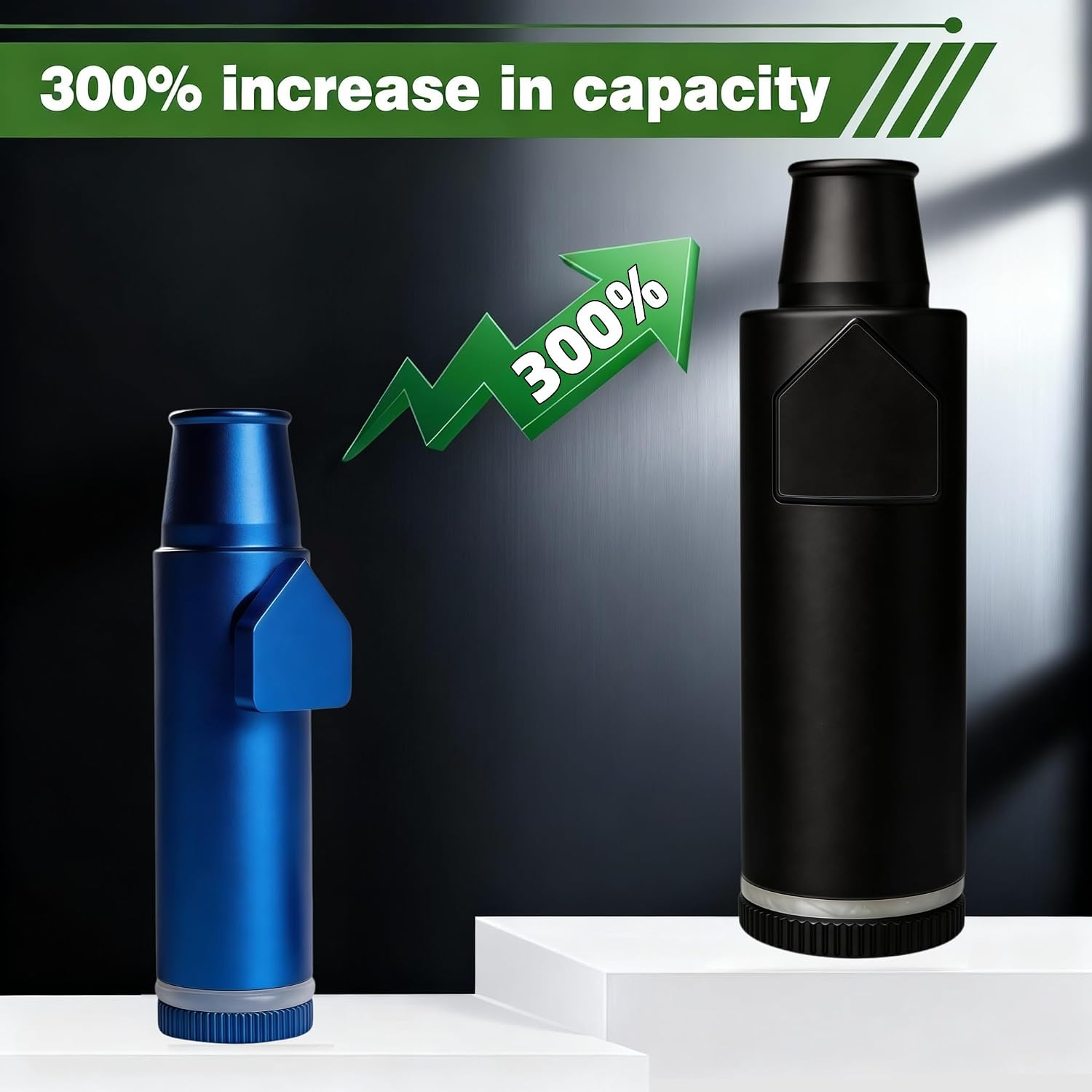 OakMsOik Leakproof Portable Spice Dispenser Sleek Aluminum Design with Controlled Pour Pepper | Pocket Size for Travel & Daily Use | 3 Pack Gift Set