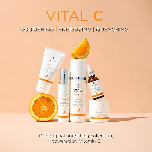 Miniatura 6 de IMAGE Skincare, VITAL C Crema reparadora hidratante, crema hidratante de noche facial con ácido hialurónico, para piel seca