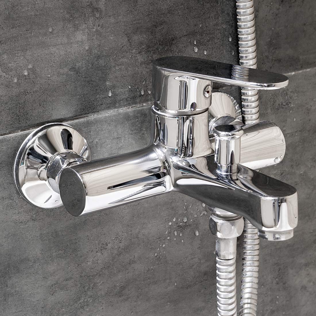 Uxcell Round Escutcheon Plate 58x7mm Stainless Steel