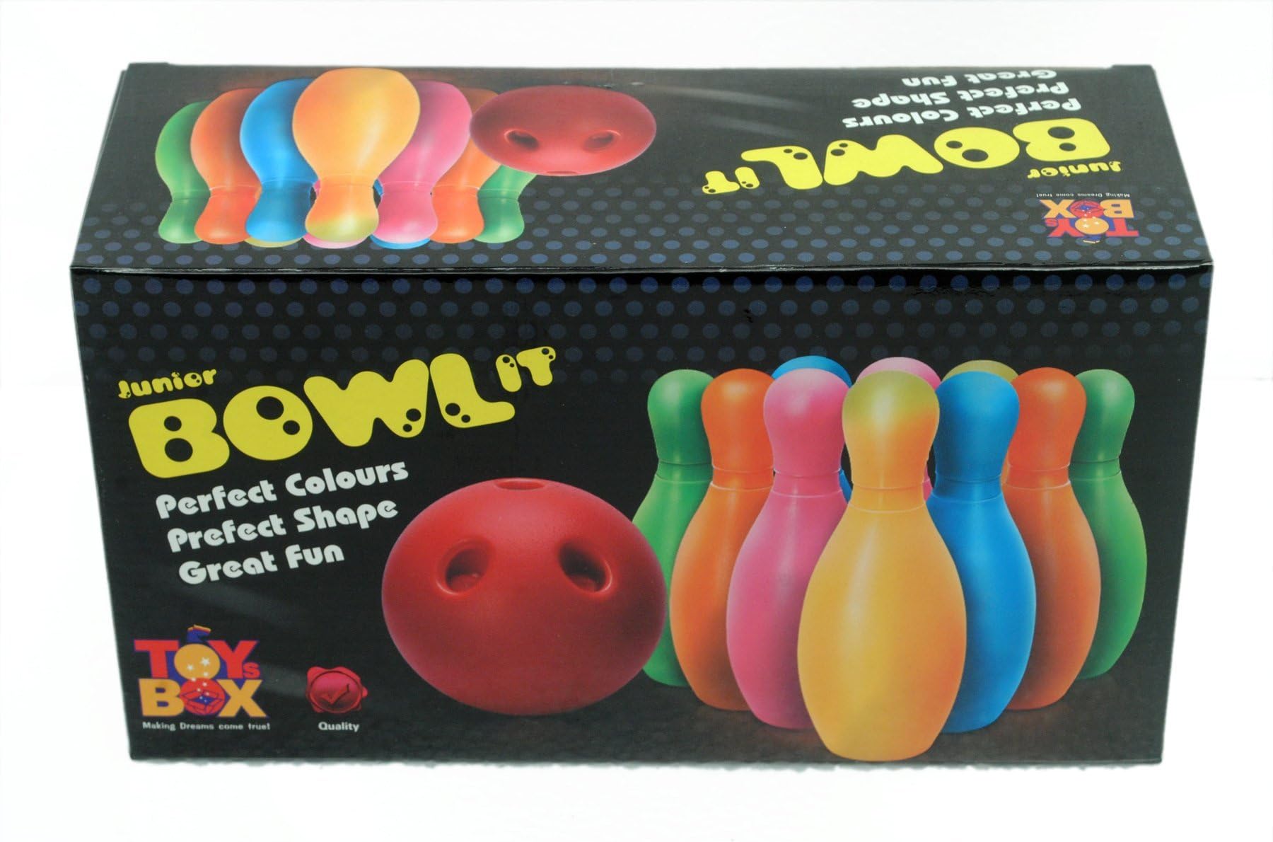 ToyMart Bowling Game Set ( 10 Bottles & 2 Balls ) (multi color )