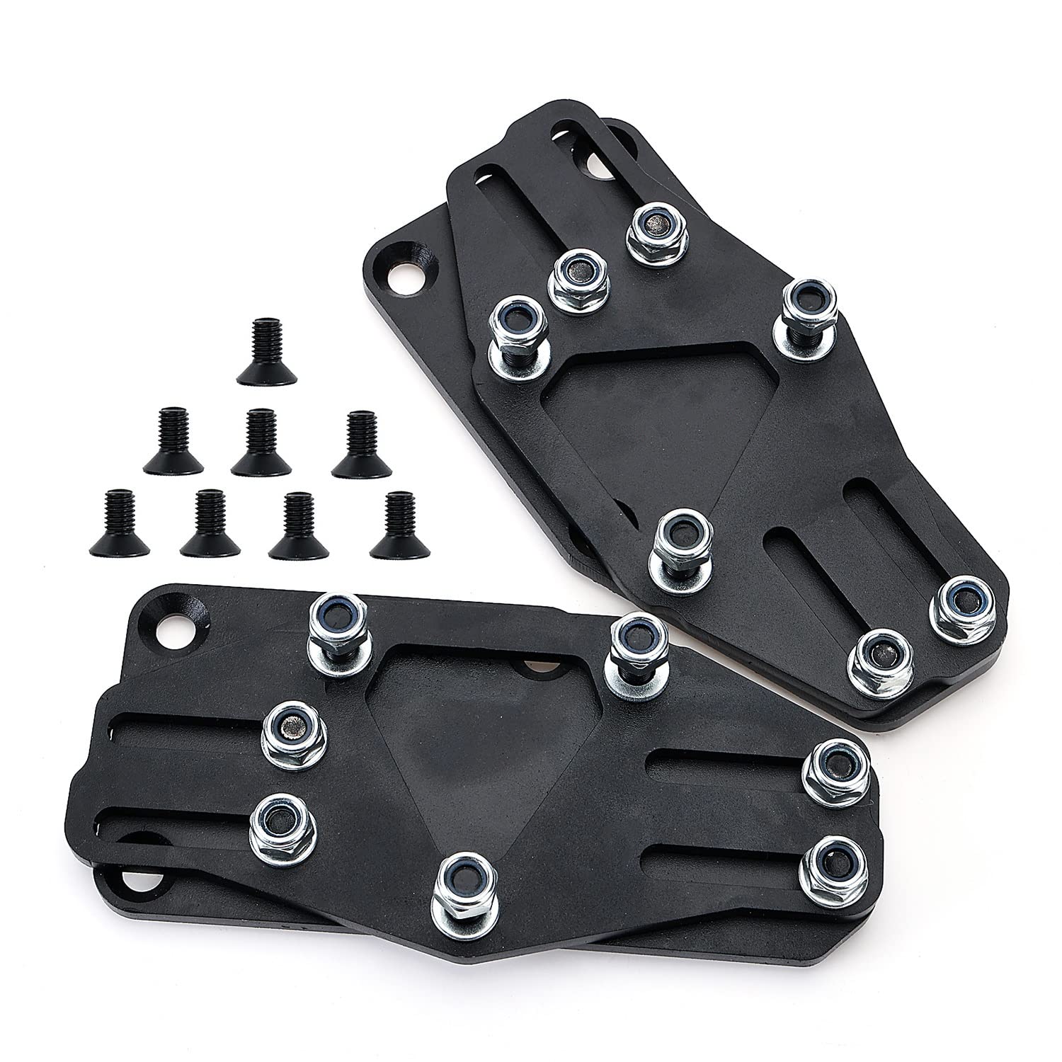Slider SBC/BBC to LS Engine Conversion Swap Mounts Compatible with 1997-2015 Gen III/IV LS Series Engine