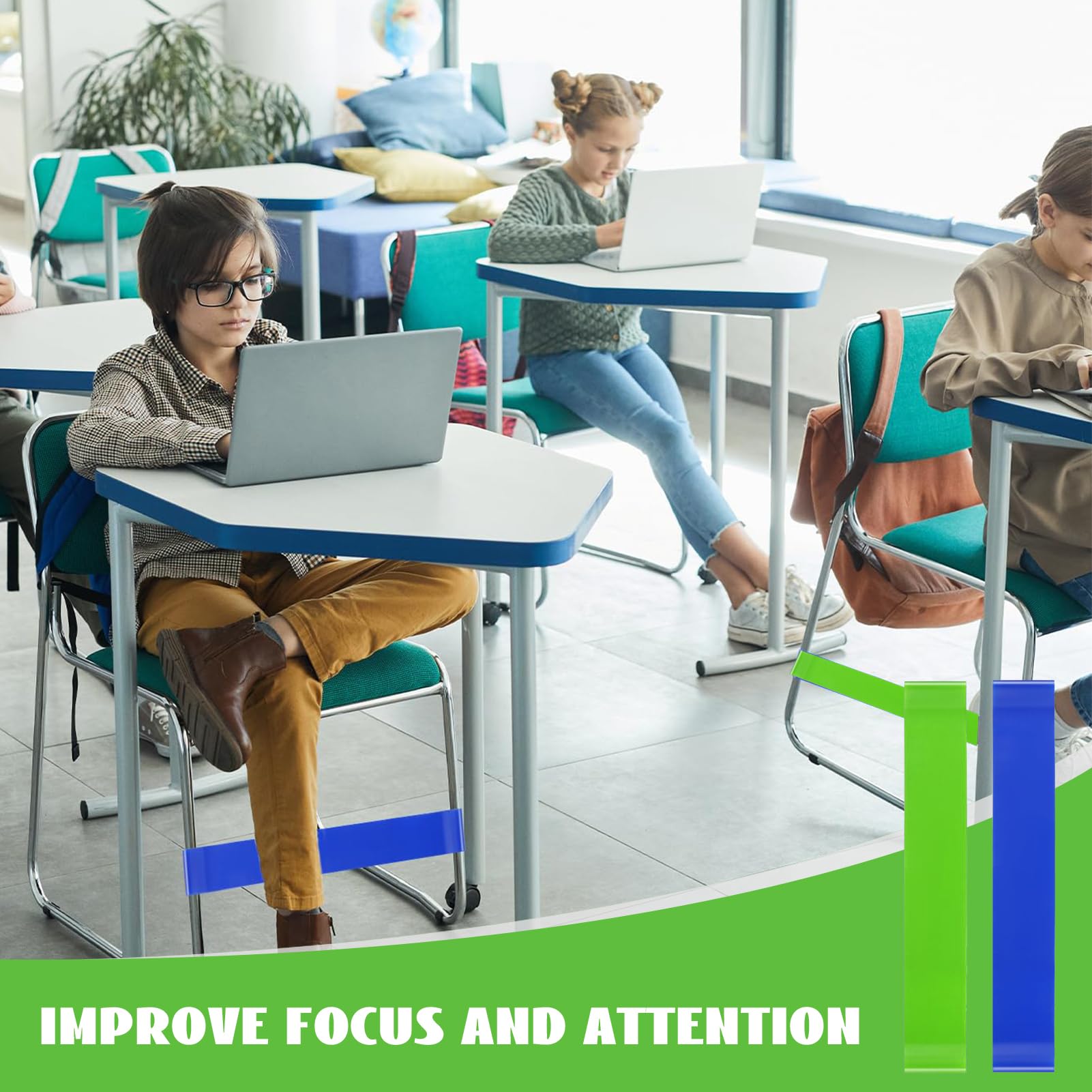 Kit TDAH Enfants : Minuteur Visuel, Coussin D'Équilibre & Bandes Élastiques - Autonomie