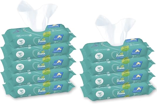 Pampers Prima Clean and Spacious Wet Wipes 9 Pack 468 sheets Wet Wipes