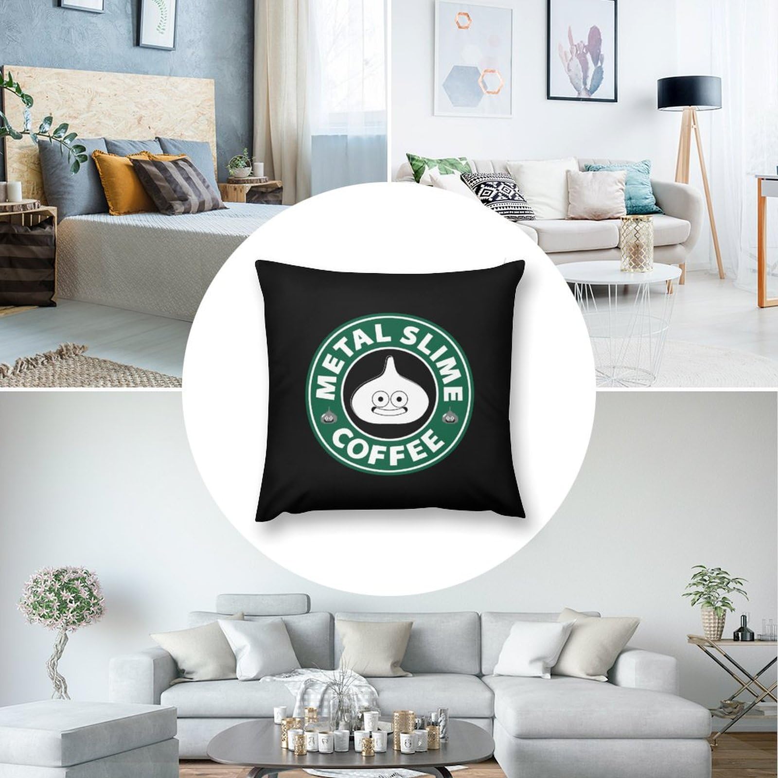 Amazon｜枕カバー ピローケース ドラクエ スライム クッションカバー