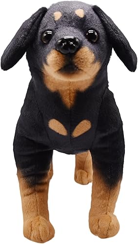 Miniatura 3 de Perro Husky realista de peluche de animal de peluche de simulación para cachorro, muñeca de juguete súper realista, los perros grises actúan como