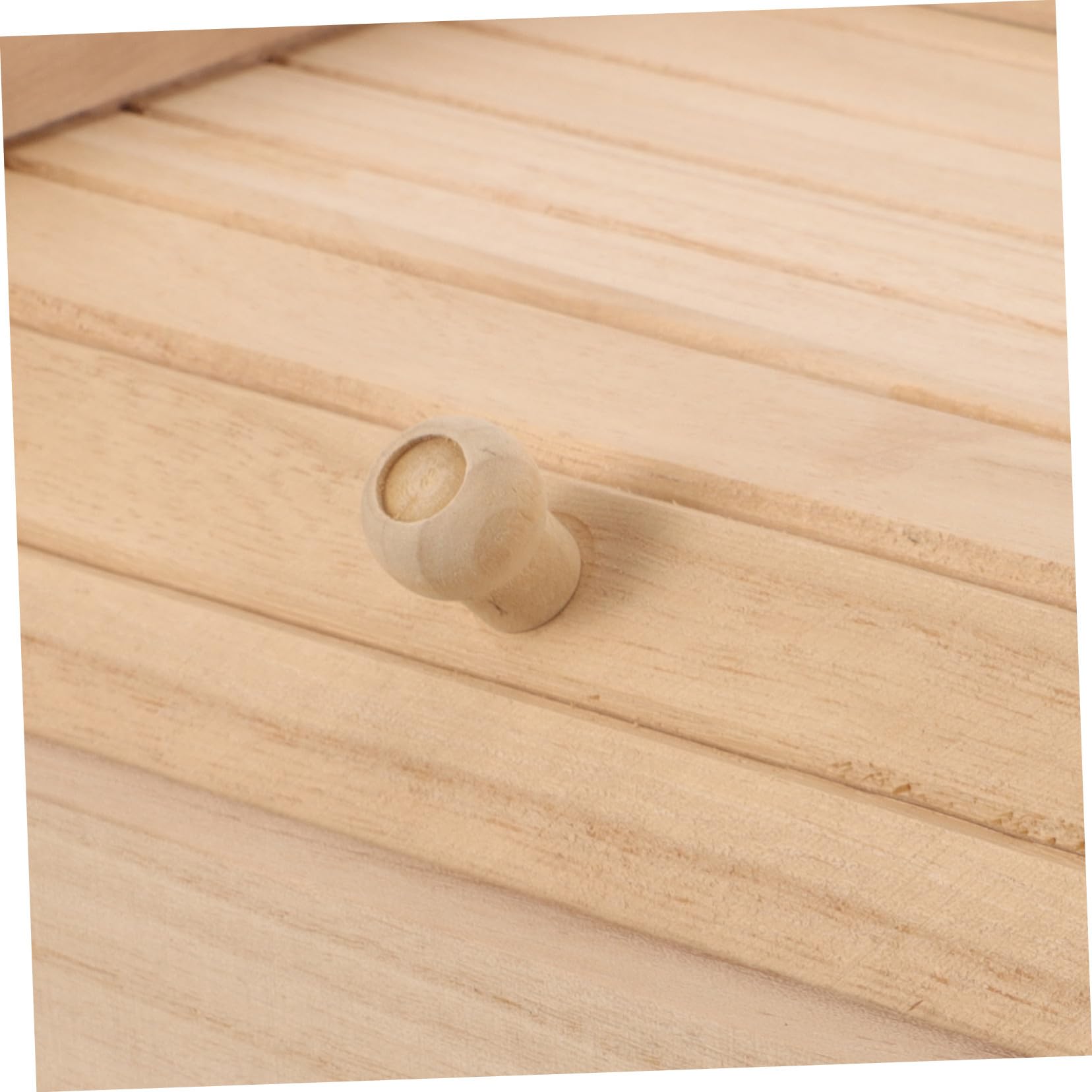 Boîte de Rangement à Riz en Bois Massif 5kg, Hermétique