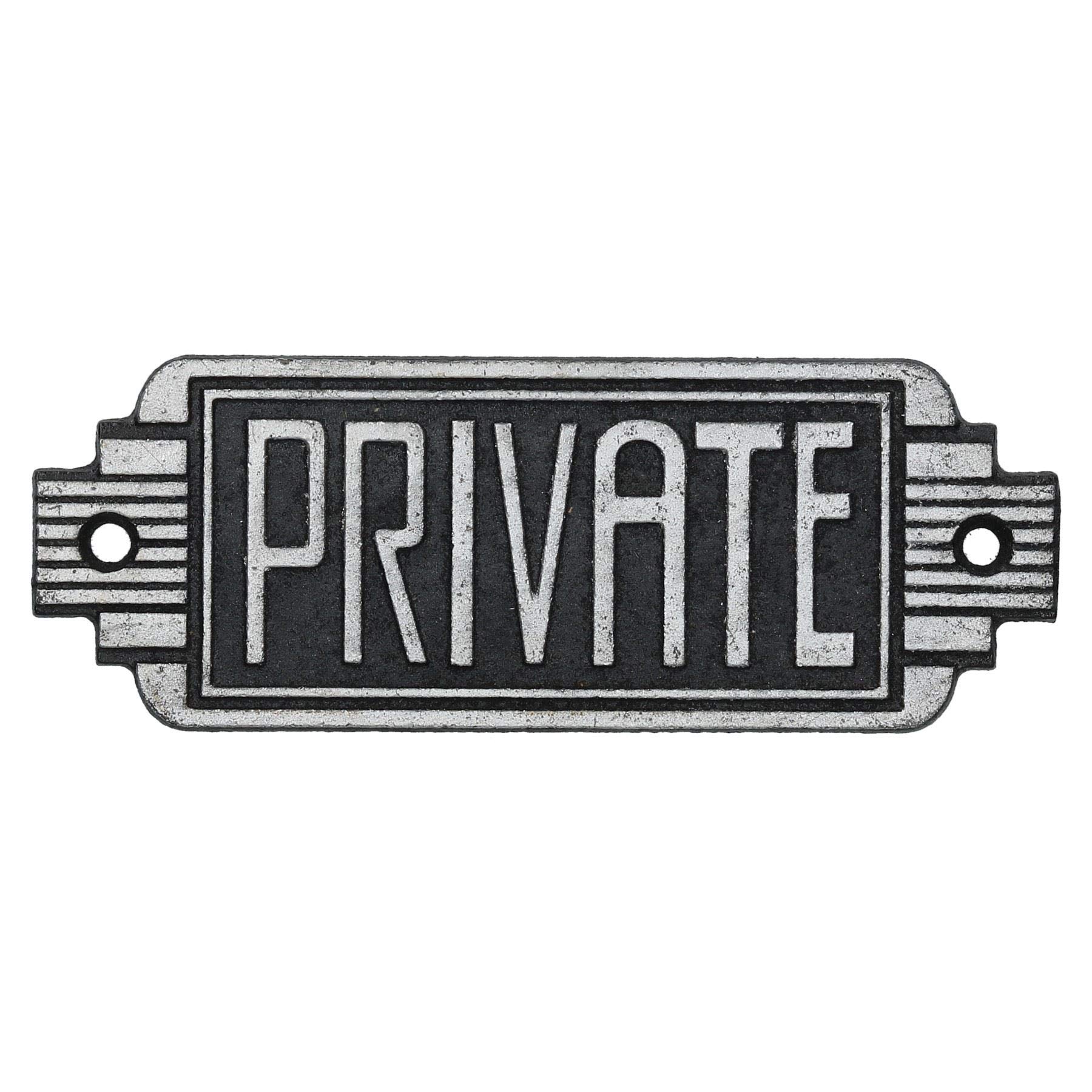 AB Tools Art Deco privébord gegoten ijzeren bord plaquette deur muur café winkel pub hotel bar AB Tools Art Deco privébord gegoten ijzeren bord plaquette deur muur café winkel pub hotel bar