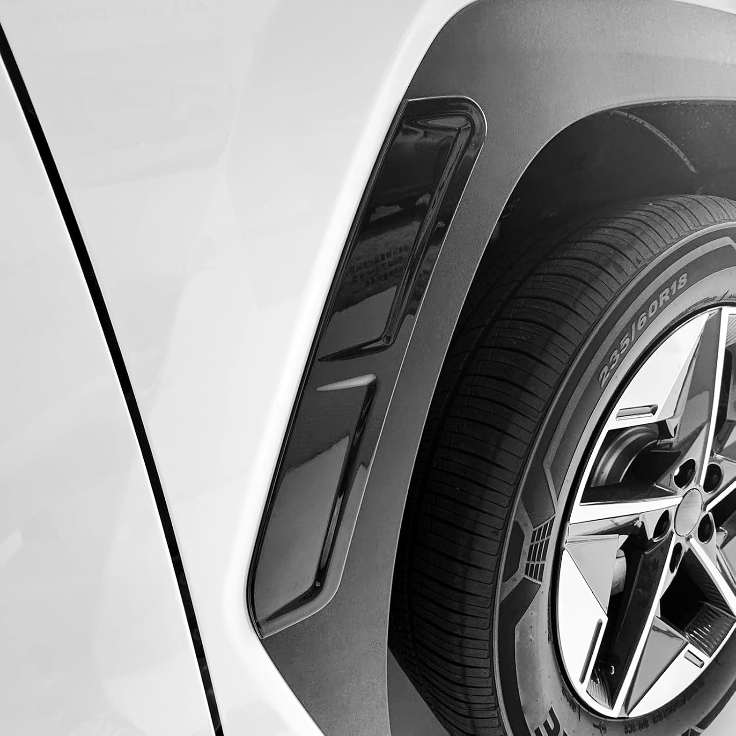 YOUTOOCAR Car Fender Side Vents Cover Compatible with Hyundai Tucson N Line 2025 Accessories (Glossy Black)
