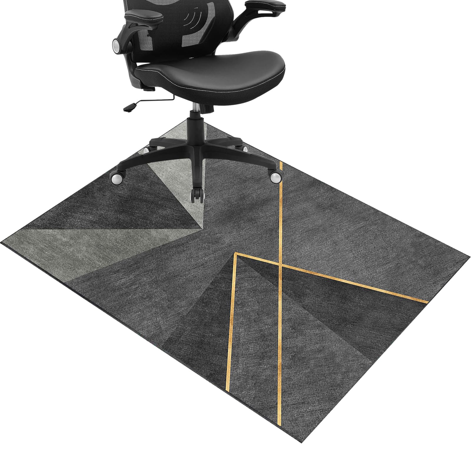 JaevKwzy Office Chair Mats for Carpeted Floors, Gaming Chair Mat, Carpet Protection Mat, Hardwood Floor Mat Protector, Non Slip Chair Floor Mat,Desk Chair Mat for Parquet, Tile, Laminate 70 x 100 cm