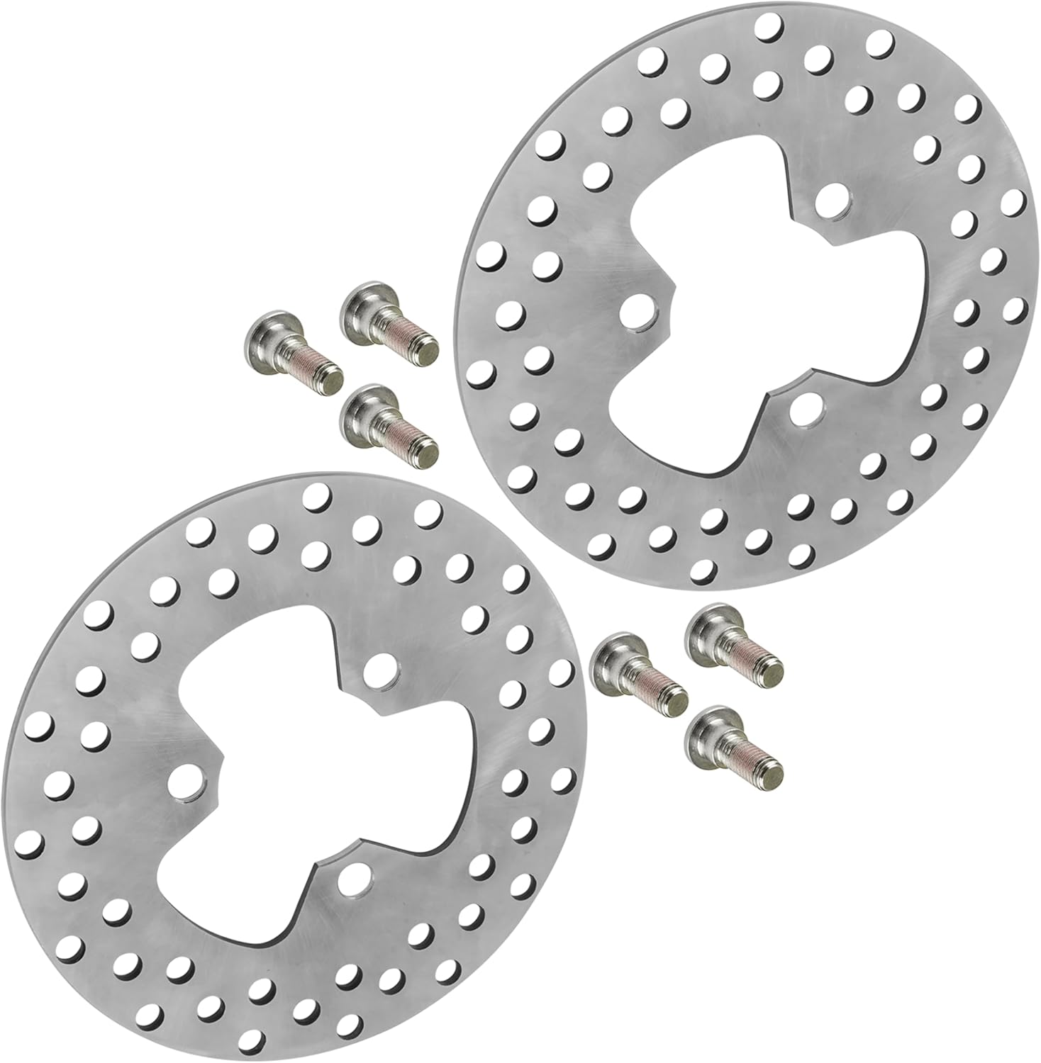 Caltric Front Brake Disc Rotor with Bolts Compatible with Honda TRX250X TRX250R 2x4 1991 1992 / Sportrax 300 TRX300EX 2x4 1993-2008 45251-HC0-000 45251-HN1-003