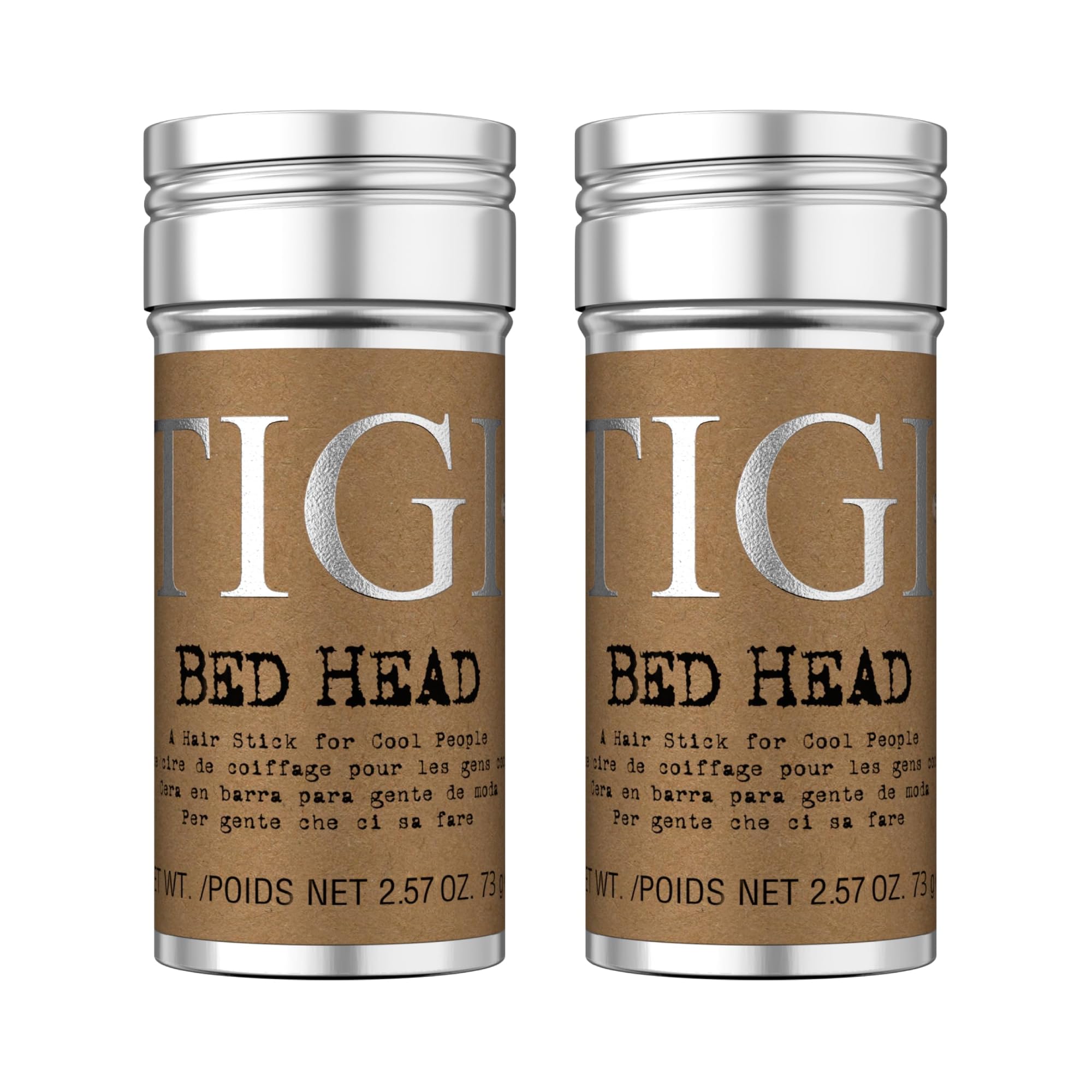 TIGI Bed Head Hair Wax Stick 2-Pack – Slick Back Styling Products for Men & Women, Hair Texture, Frizz Control, Lavender Scent, 2.57 Oz Ea
