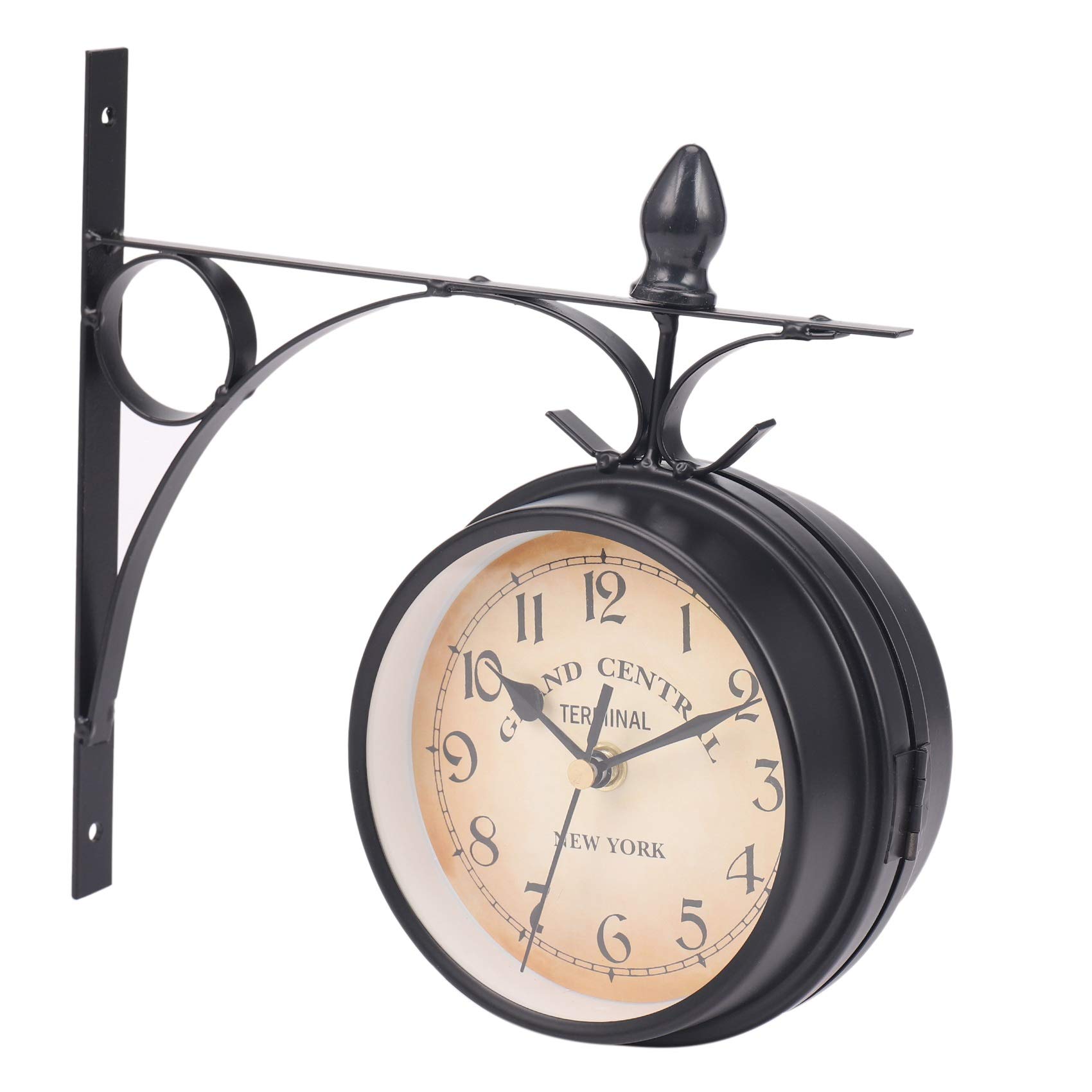 CTRLZS European-Style Double-Sided Wall Clock Classic Clocks Monochrome