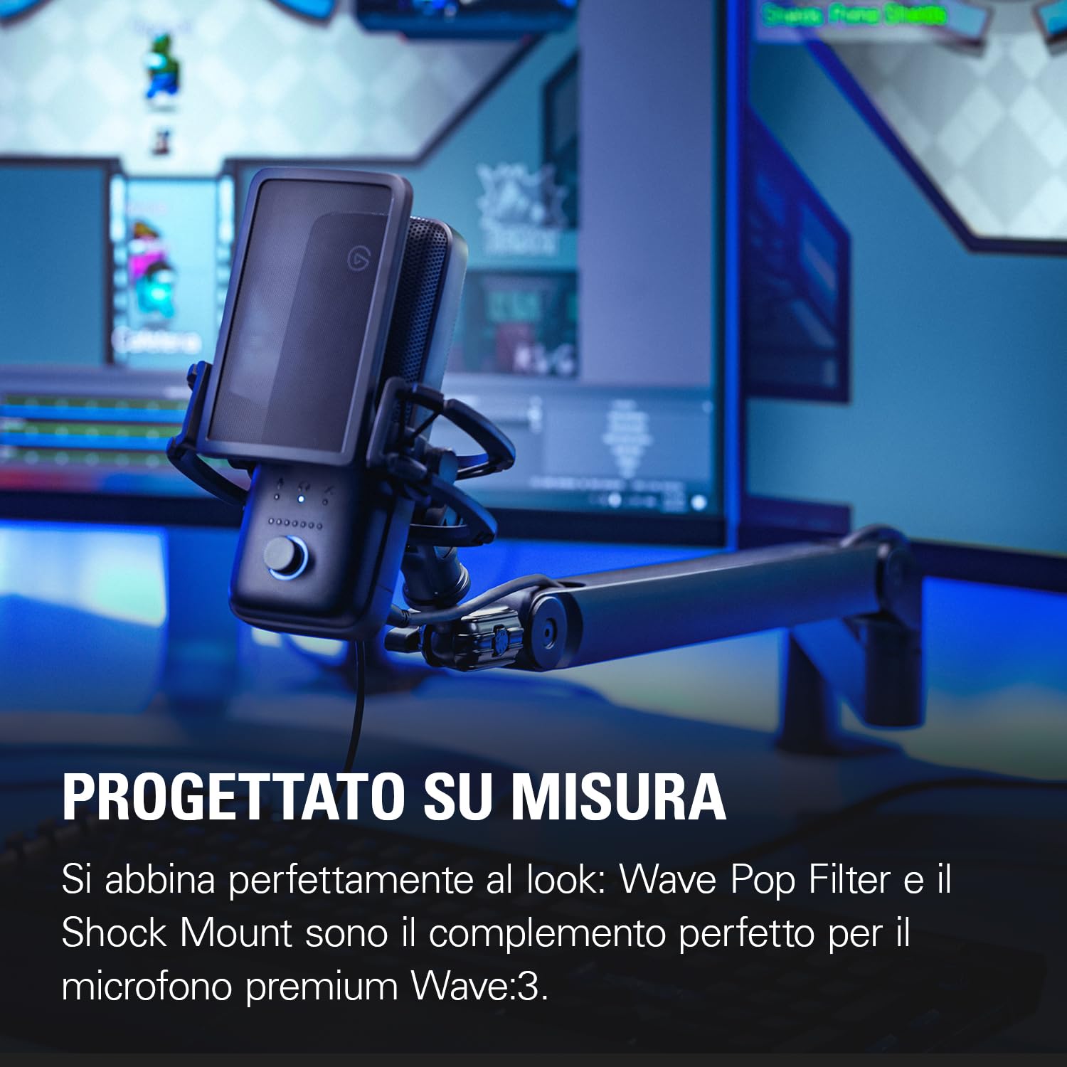 Elgato Pro Audio Set - Microfono USB Condensatore Premium Per Streaming, Podcast E Gaming - Foto 2