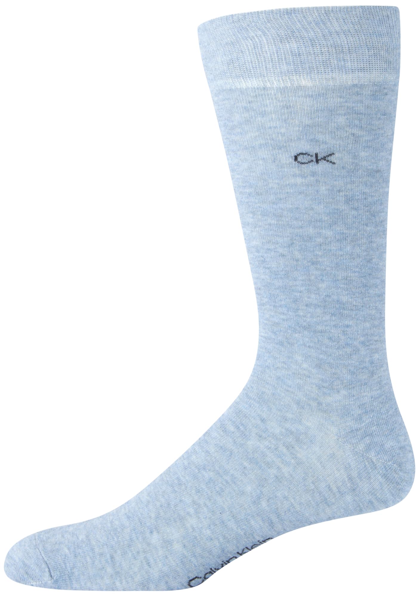 Calvin Klein Lot de 4 paires de chaussettes habillées pour homme en coton mélangé