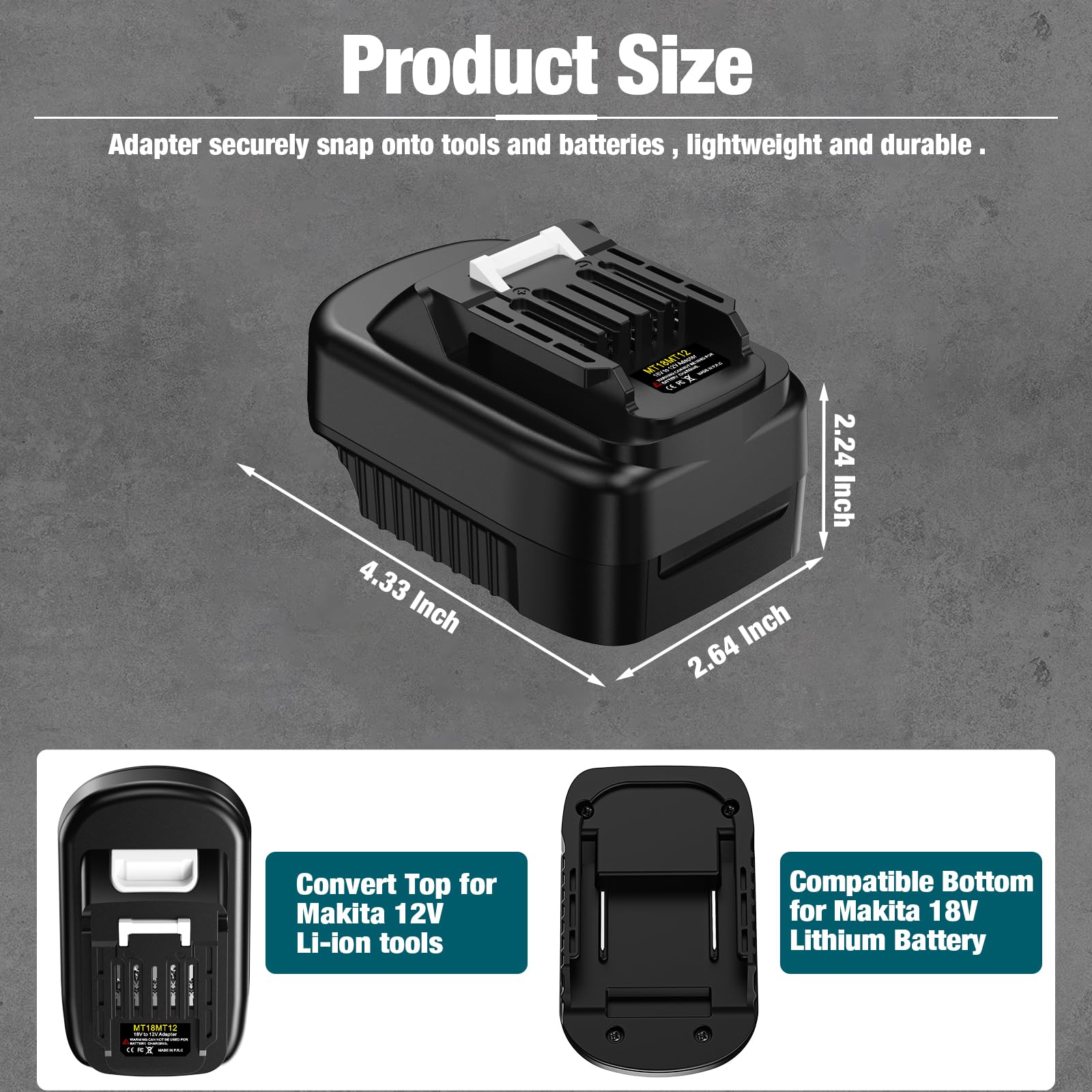 Amazon.co.jp: AMZISCONV マキタ18V~12Vバッテリー用アダプター