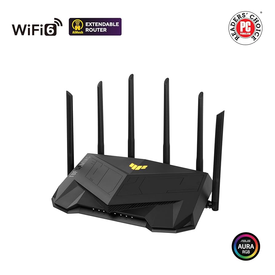 ASUS TUF GAMING AX5400 無線LANルーター ASUS TUF-AX5400 Dual Band WiFi 6 Gaming Router With