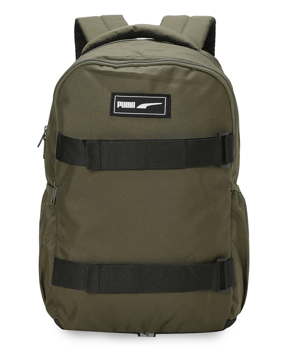 puma Unisex-Adult Deck 2 Compartment Backpack, Dark Olive (9176001)-picture-25