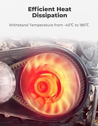 Miniatura 6 de KEMIMOTO Correa de transmisión SxS mejorada compatible con Can-Am Defender (máx.) HD8 HD10 Maverick Sport (máx.) 1000 1000R Maverick Trail 800 1000